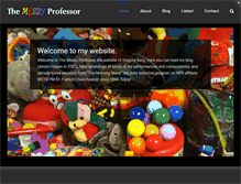 Tablet Screenshot of messyprofessor.com